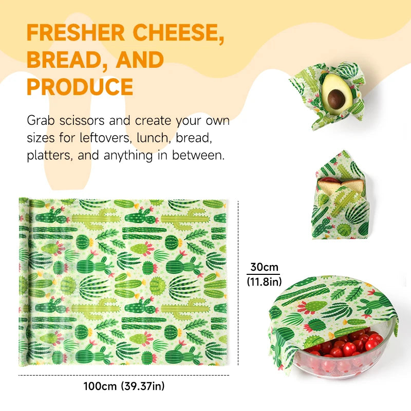 Beeswax Wrap Roll — Close-up