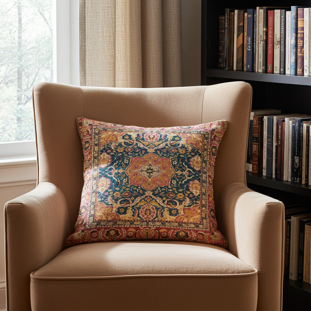 Bohemian Linen Cushion Cover