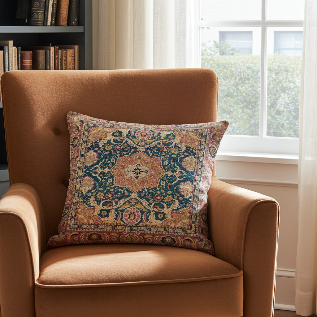 Bohemian Linen Cushion Cover