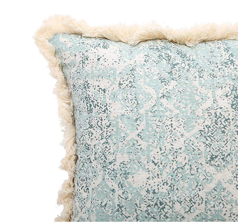 Vintage Embroidered Cushion Cover with Tassels