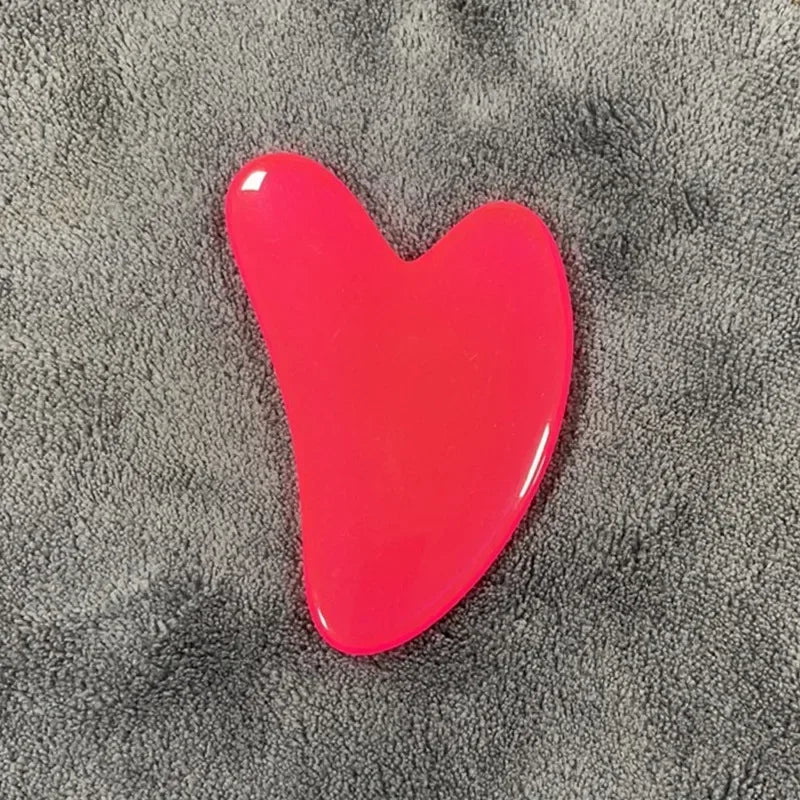 Heart-Shape Beeswax Gua Sha Facial Massage Tool