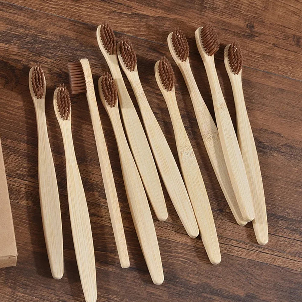 Natural Bamboo Toothbrush Set — 5-10 Pack — View 20