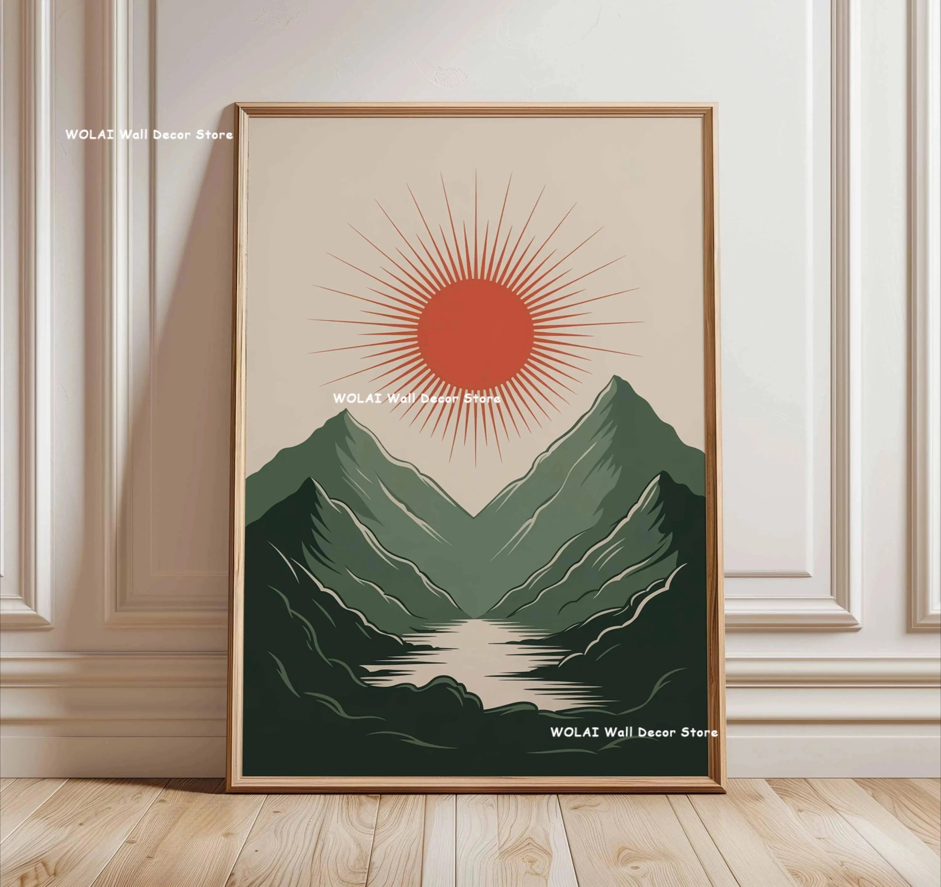 Zen Koi Fish Canvas Print — Japanese Wave Wall Art (Unframed)