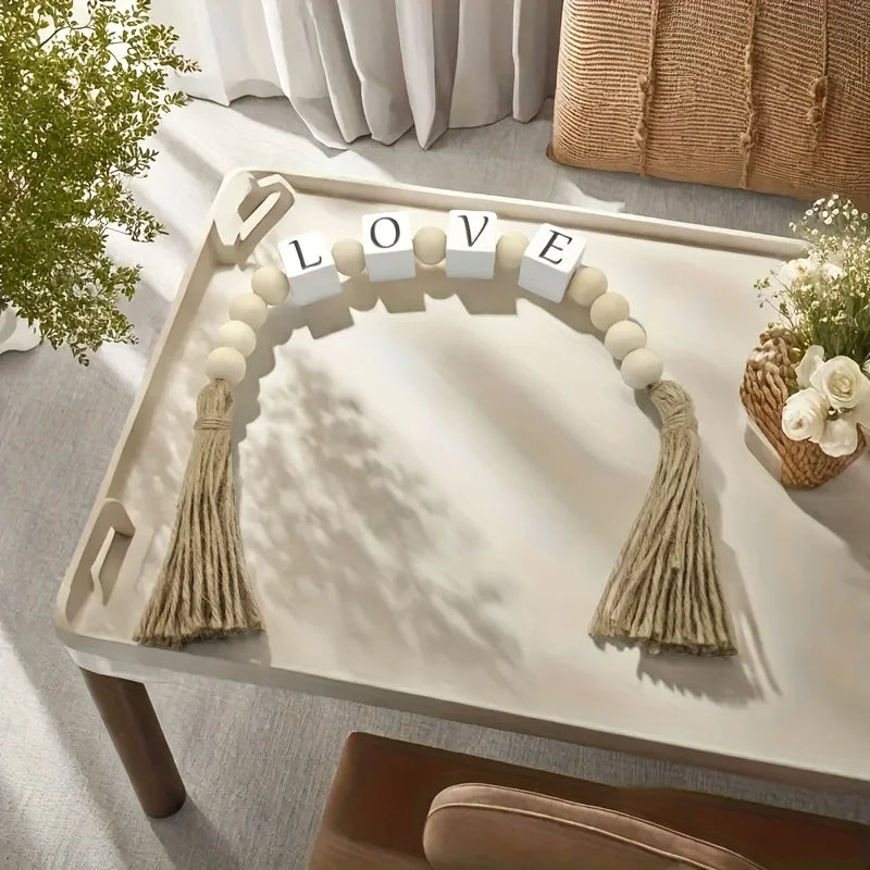 Rustic Farmhouse Bead Decor — Lifestyle view