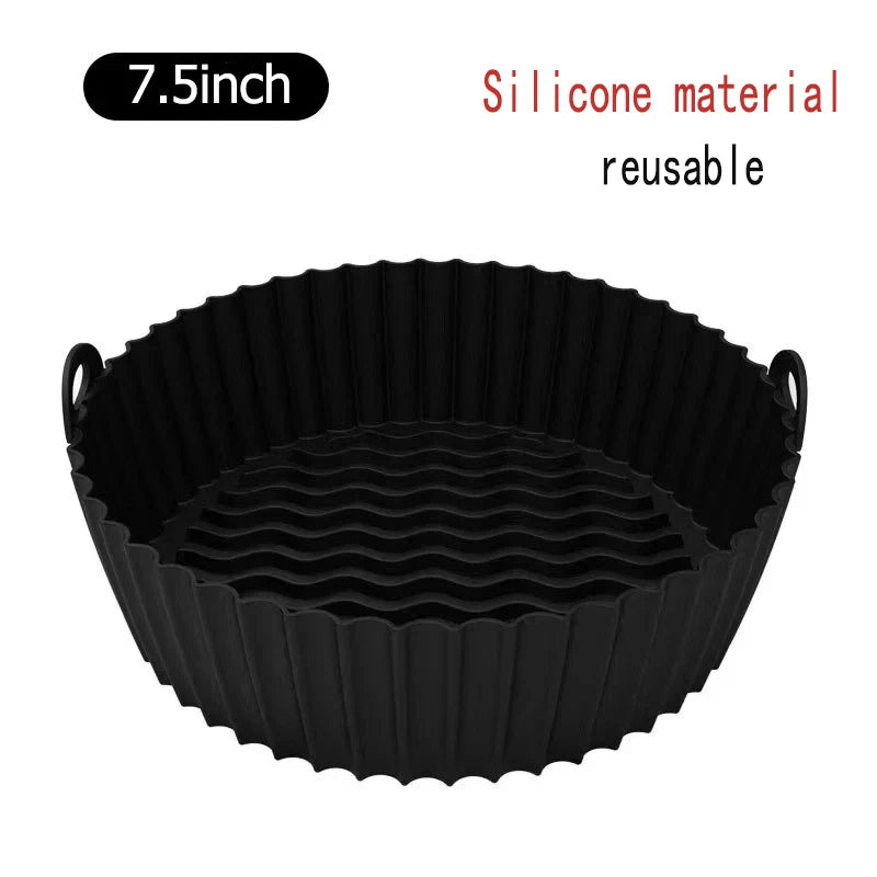 Disposable Air Fryer Paper Liners — Non-Stick Round Bowl Shape (50pcs)