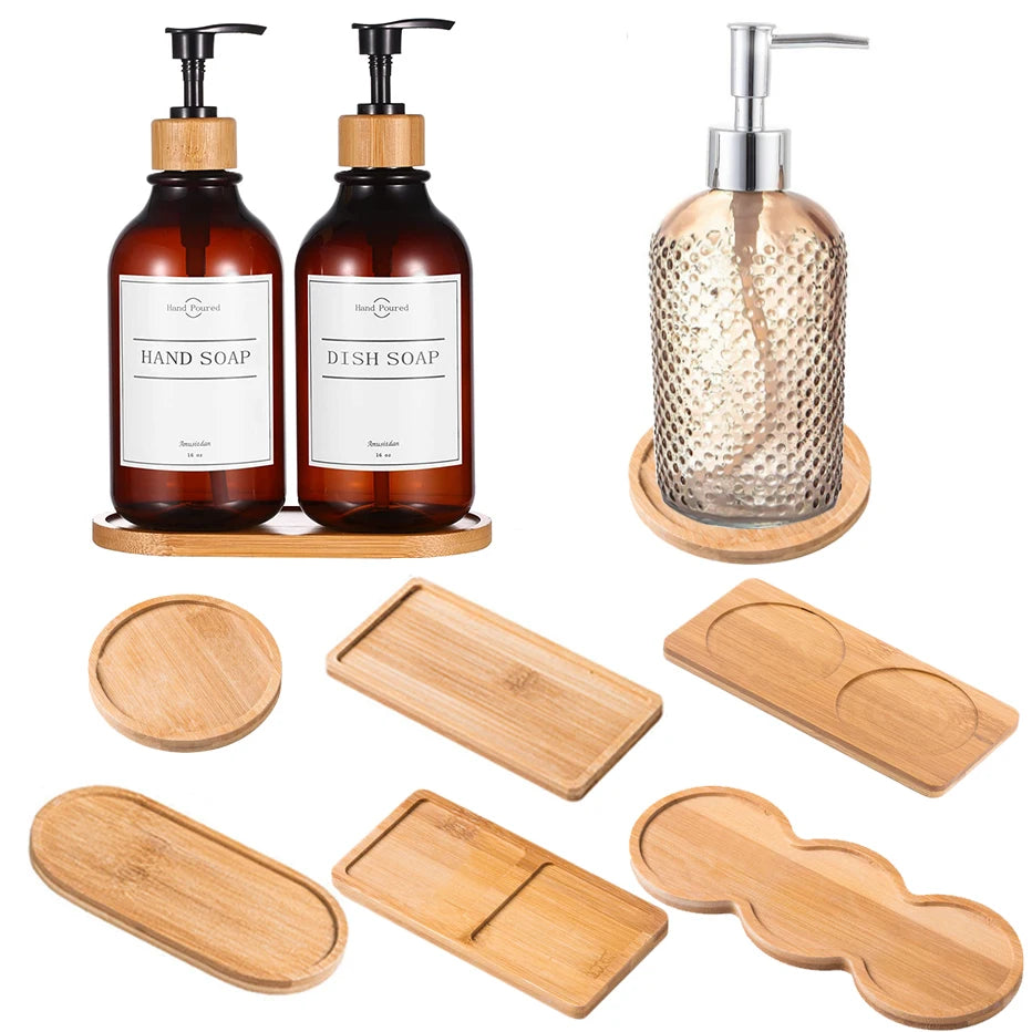 Multipurpose Natural Bamboo Tray — Close-up