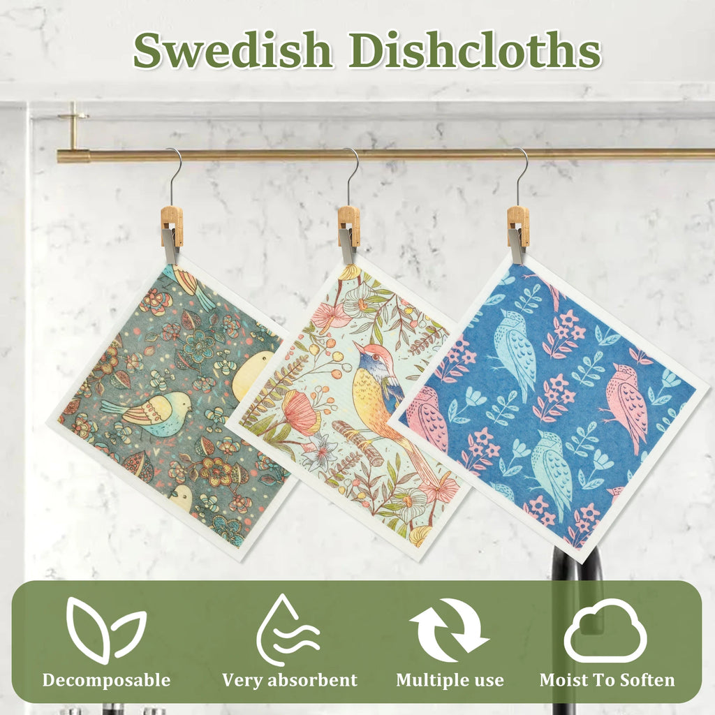 The Original Swedish Dishcloth — Single or Set — In use