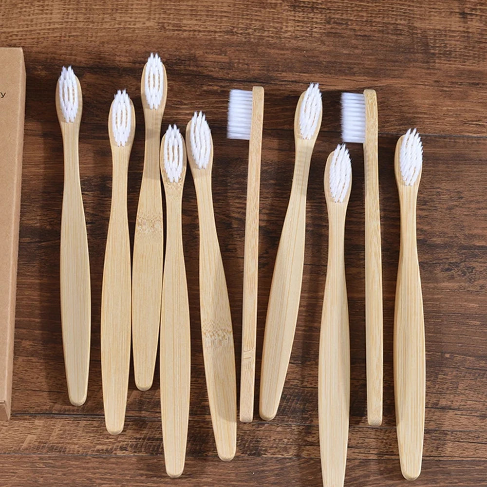 Natural Bamboo Toothbrush Set — 5-10 Pack — View 30