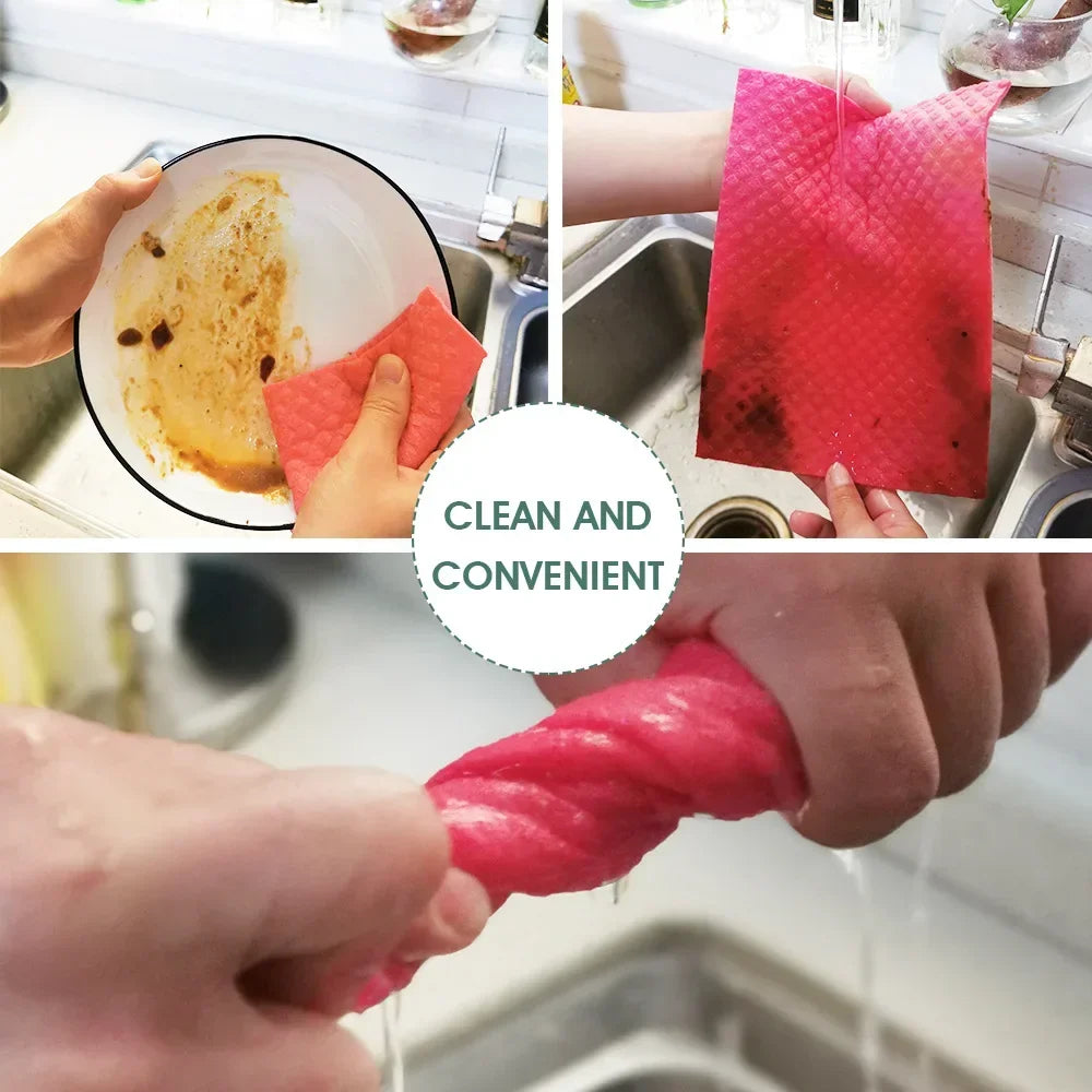Magic Reusable Dishcloths (10-Pack) — Close-up