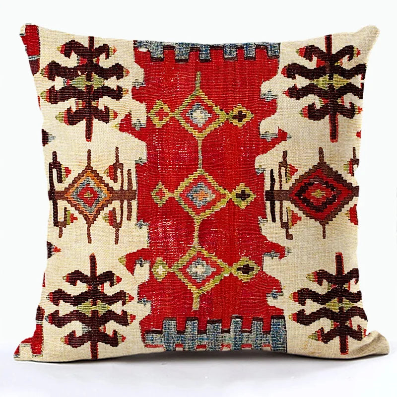 Bohemian Linen Cushion Cover