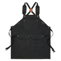 Waxed Canvas Workshop Apron — Heavy Duty — Detail view