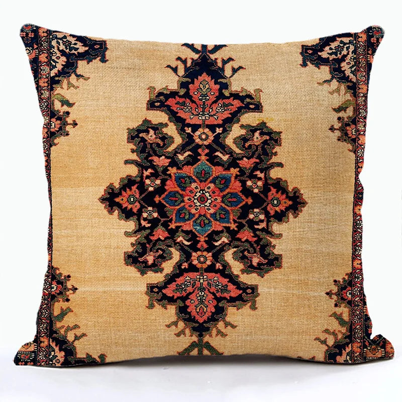 Bohemian Linen Cushion Cover