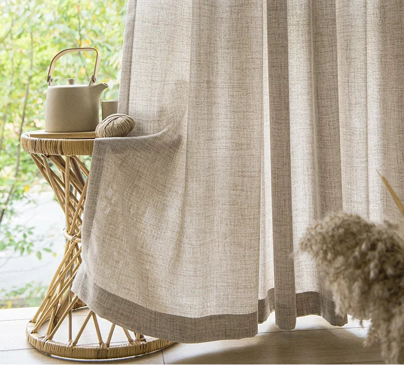 Japandi Sheer Curtains