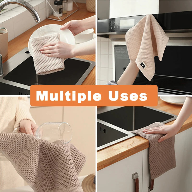 Cotton Towel for your Kitchen — In use
