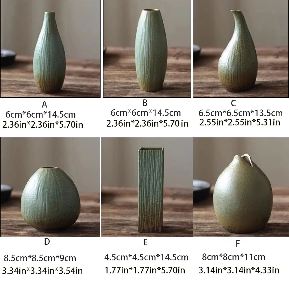 Minimalist Ceramic Bud Vase — Small Decorative Table Vase