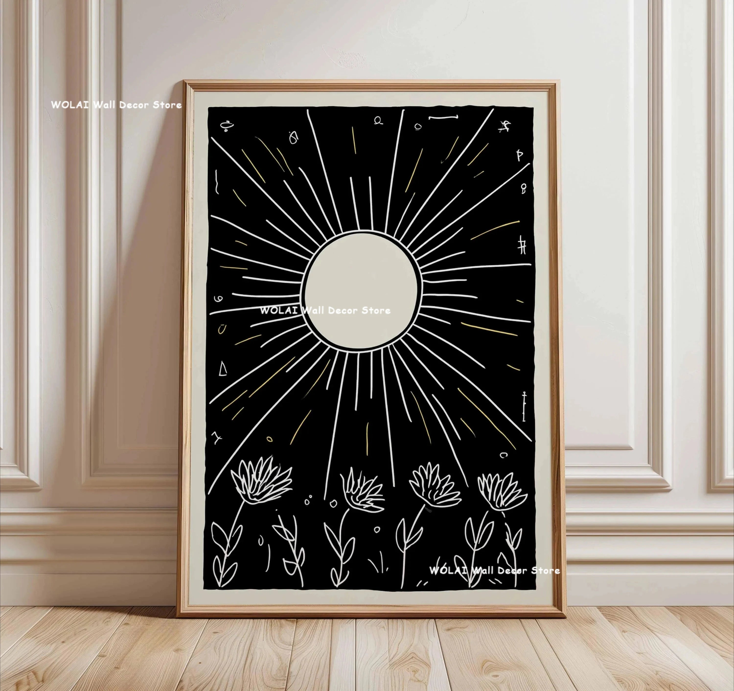 Zen Koi Fish Canvas Print — Japanese Wave Wall Art (Unframed)