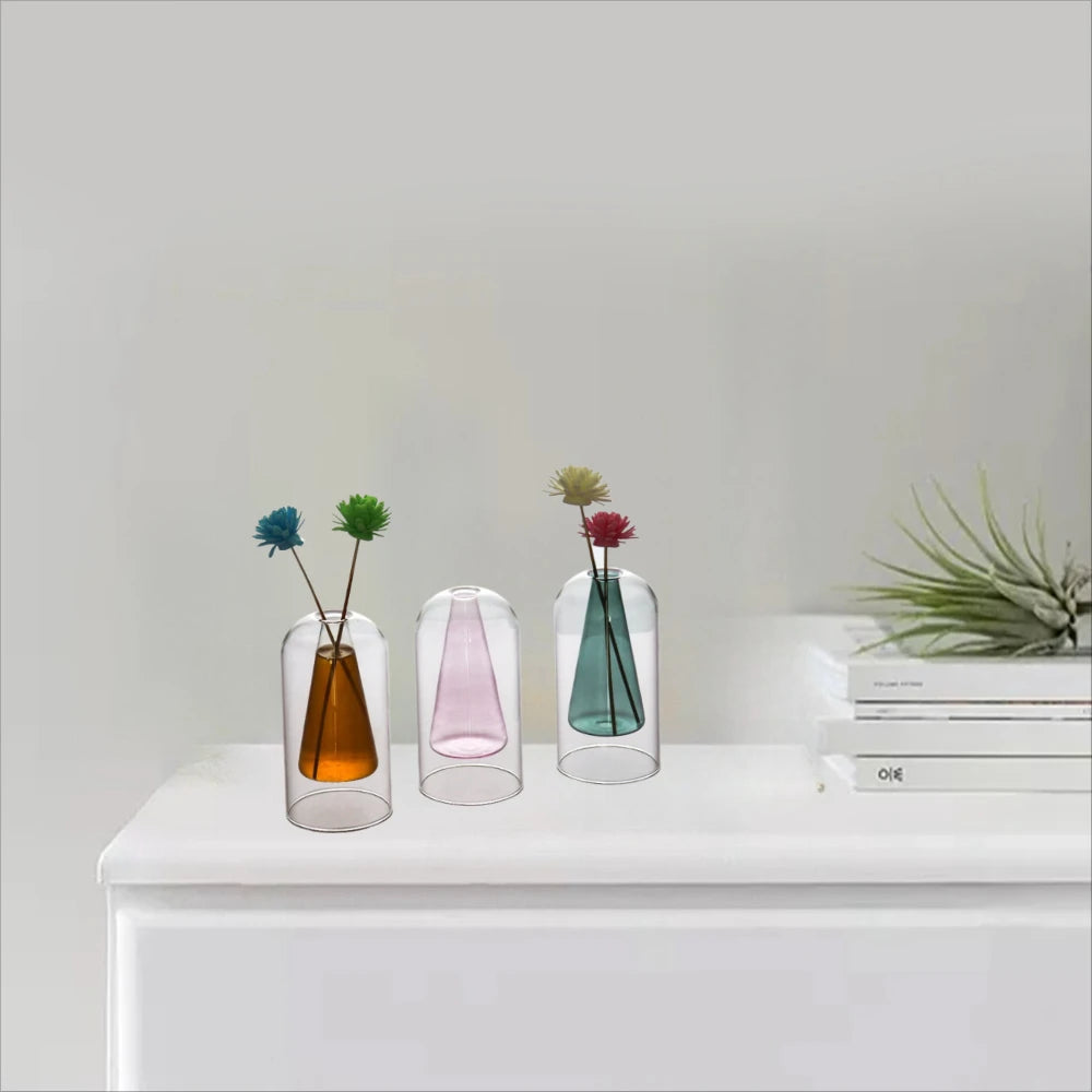 Decorative Glass Reed Diffuser Bottle — Modern Home Accent