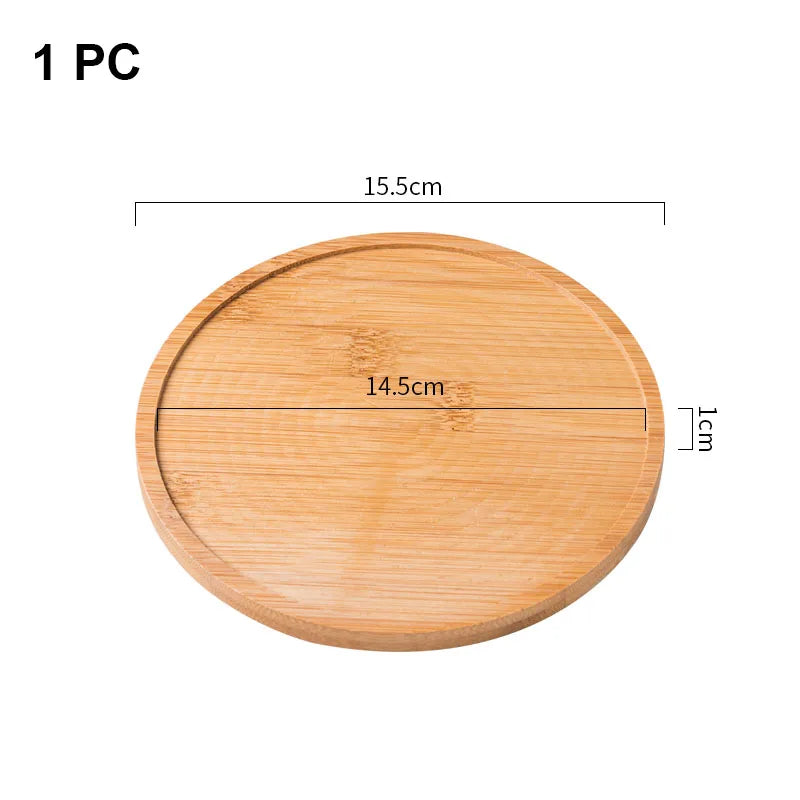 Multipurpose Natural Bamboo Tray — Scale view