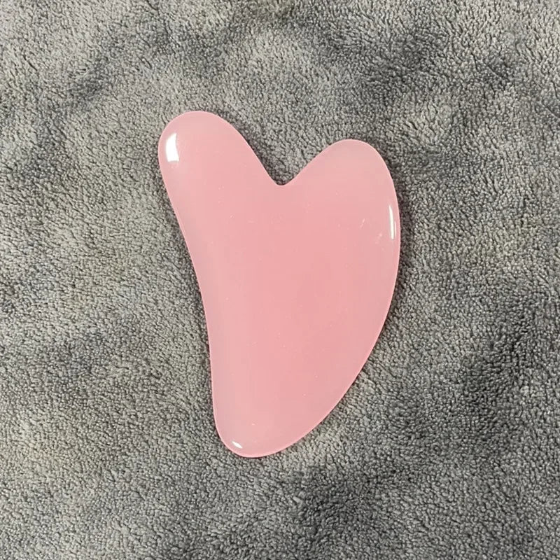 Heart-Shape Beeswax Gua Sha Facial Massage Tool