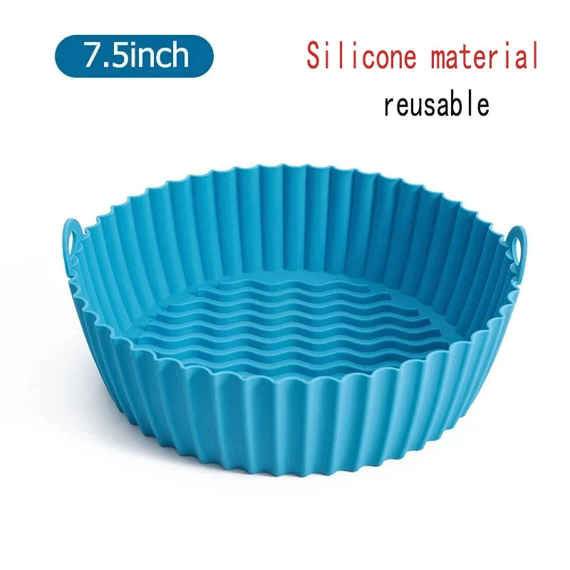Disposable Air Fryer Paper Liners — Non-Stick Round Bowl Shape (50pcs)