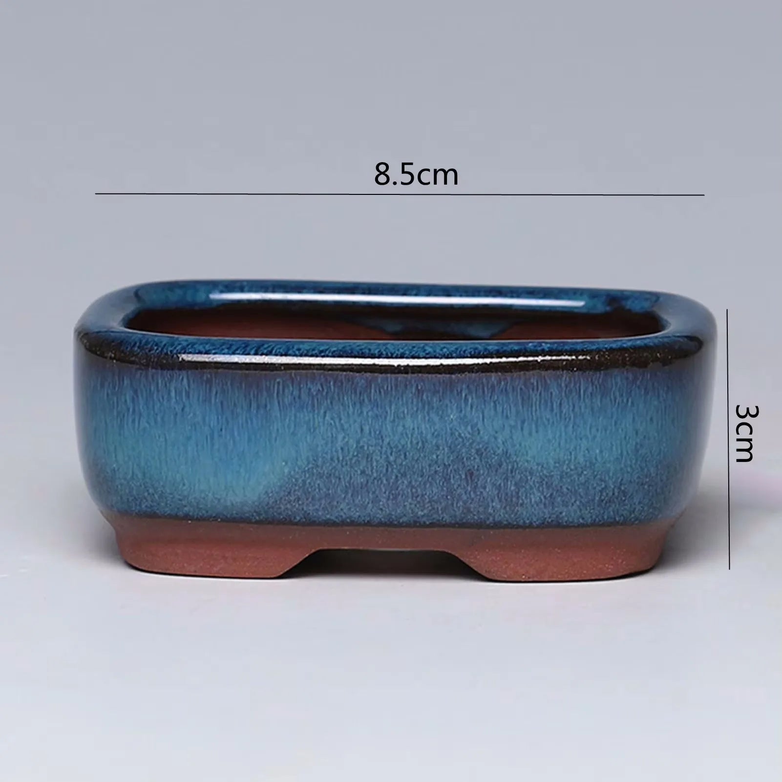 Ceramic Garden Planter — Back view