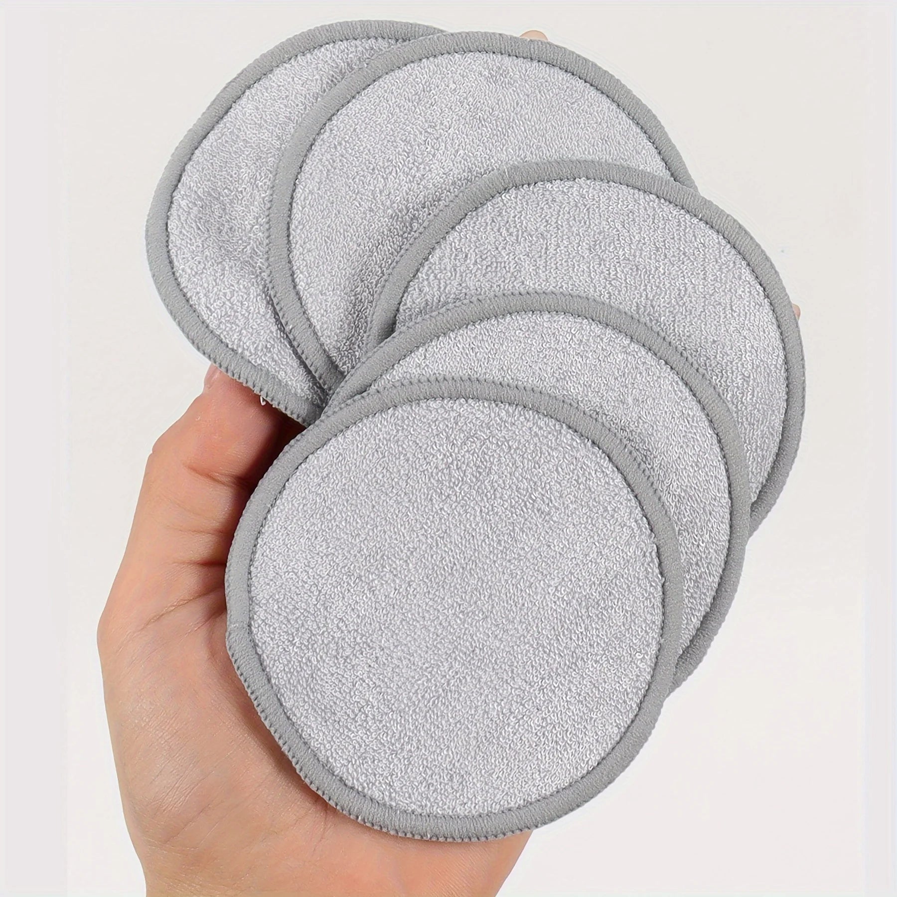 Eco-Friendly Reusable Facial Pads — Close-up