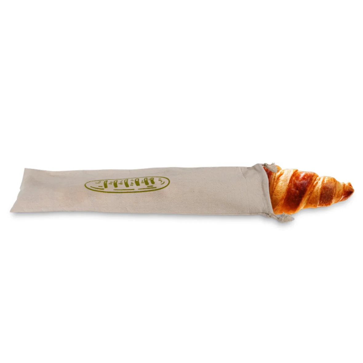 Linen Bread Bag — Reusable & Eco-Friendly — Close-up