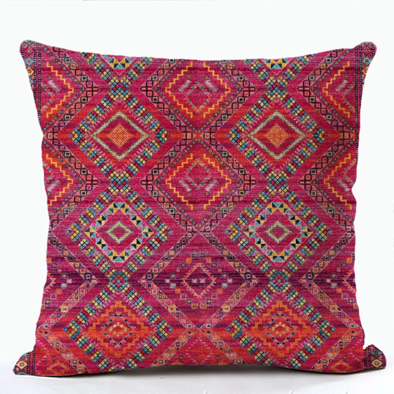 Bohemian Linen Cushion Cover