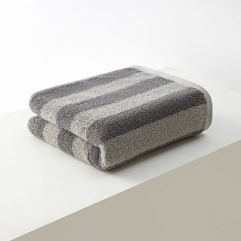The Everyday Cotton Bath Towel — Side view
