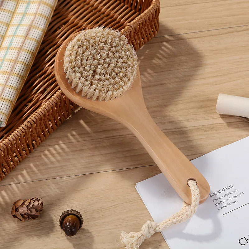 Natural Bristle Dry Body Brush — Alt angle