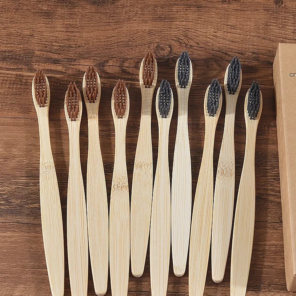 Natural Bamboo Toothbrush Set — 5-10 Pack — View 23