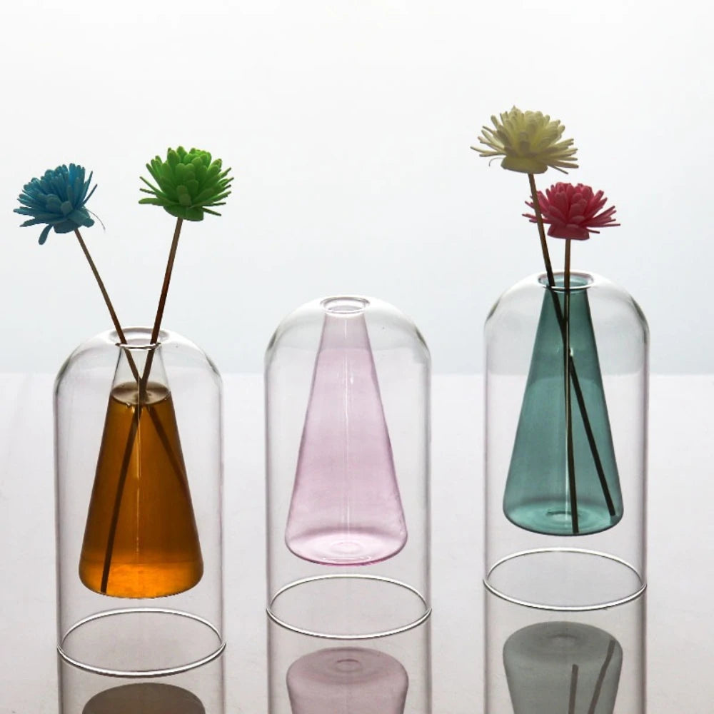 Decorative Glass Reed Diffuser Bottle — Modern Home Accent