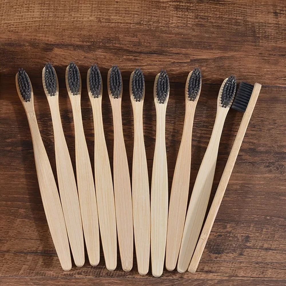 Natural Bamboo Toothbrush Set — 5-10 Pack — View 19