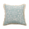 Vintage Embroidered Cushion Cover with Tassels