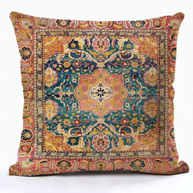 Bohemian Linen Cushion Cover