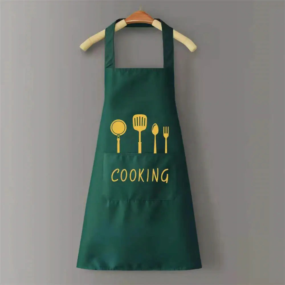 Linen Striped Kitchen Apron — Nordic Style — Lifestyle view