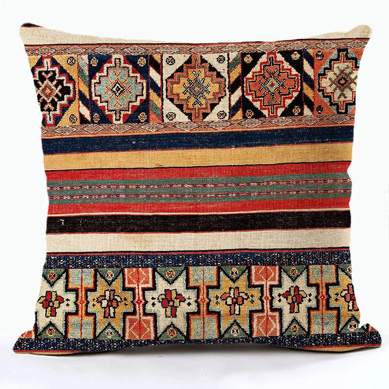 Bohemian Linen Cushion Cover