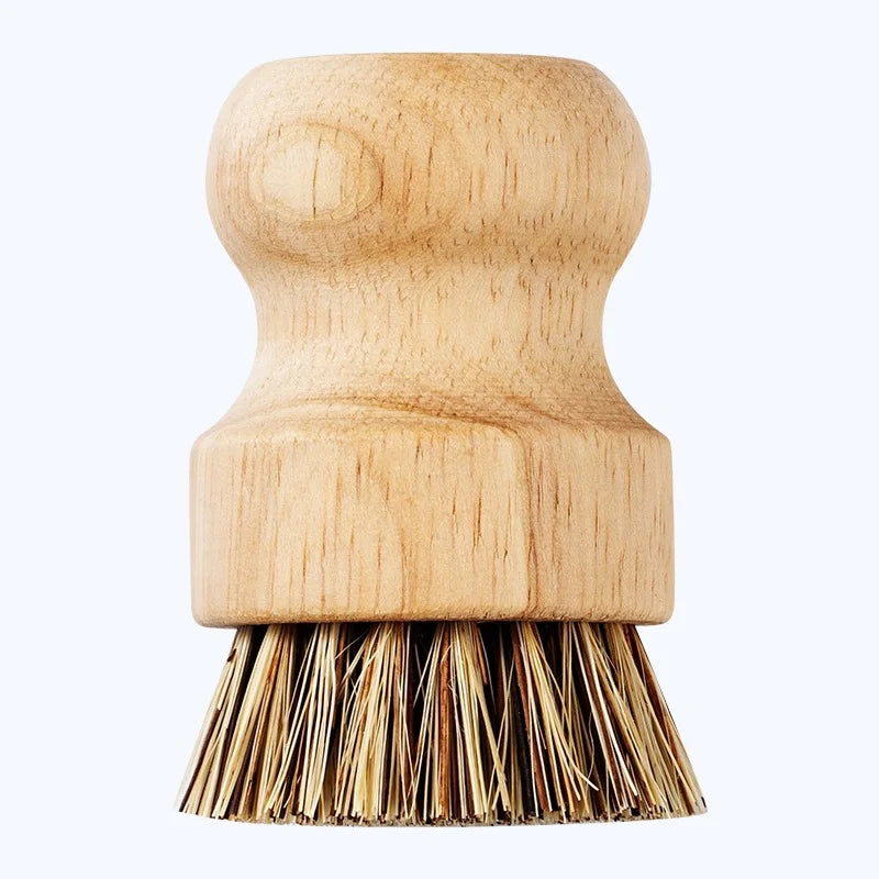 Wooden Dish Brushes — Set of 2 — Side view