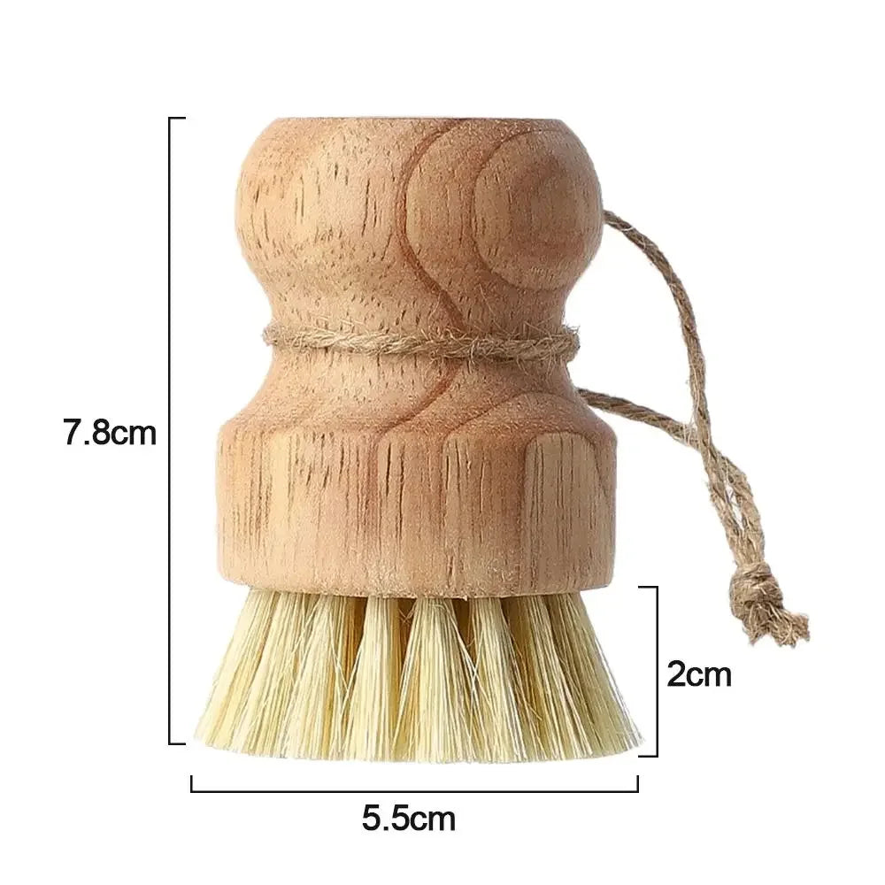 Wooden Dish Brushes — Set of 2 — Pack contents