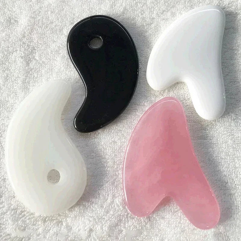 Heart-Shape Beeswax Gua Sha Facial Massage Tool