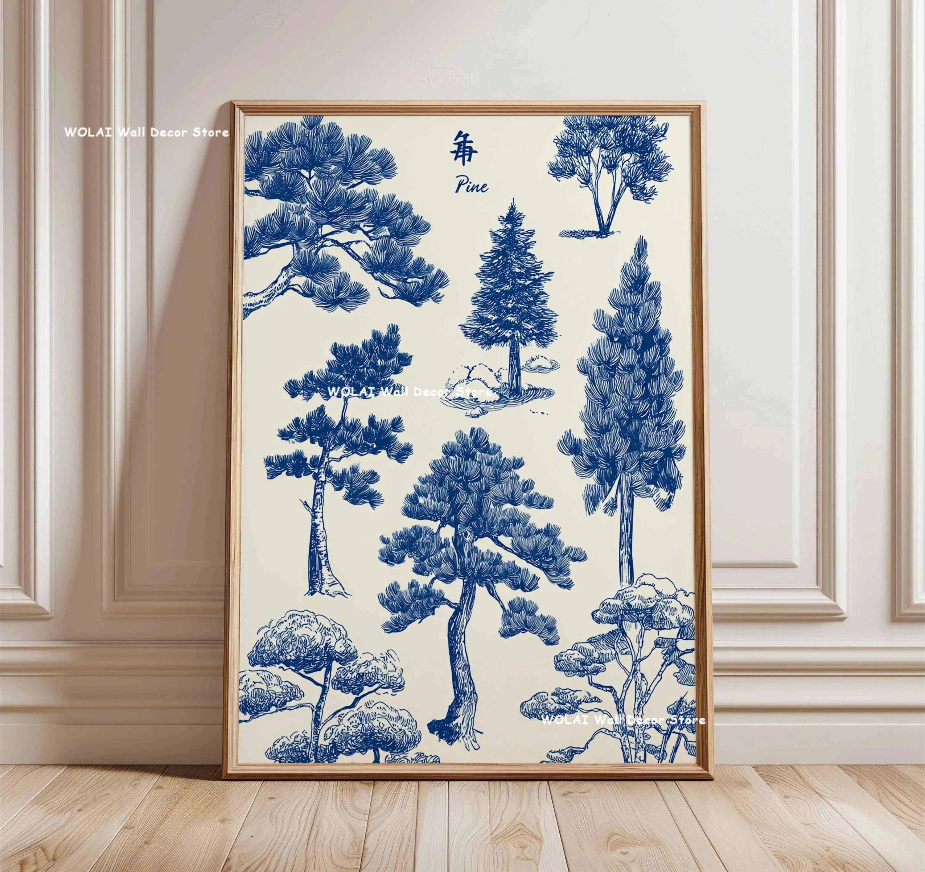 Zen Koi Fish Canvas Print — Japanese Wave Wall Art (Unframed)