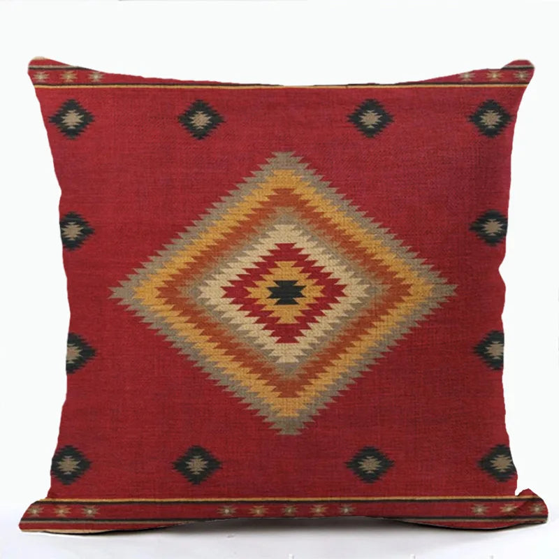 Bohemian Linen Cushion Cover