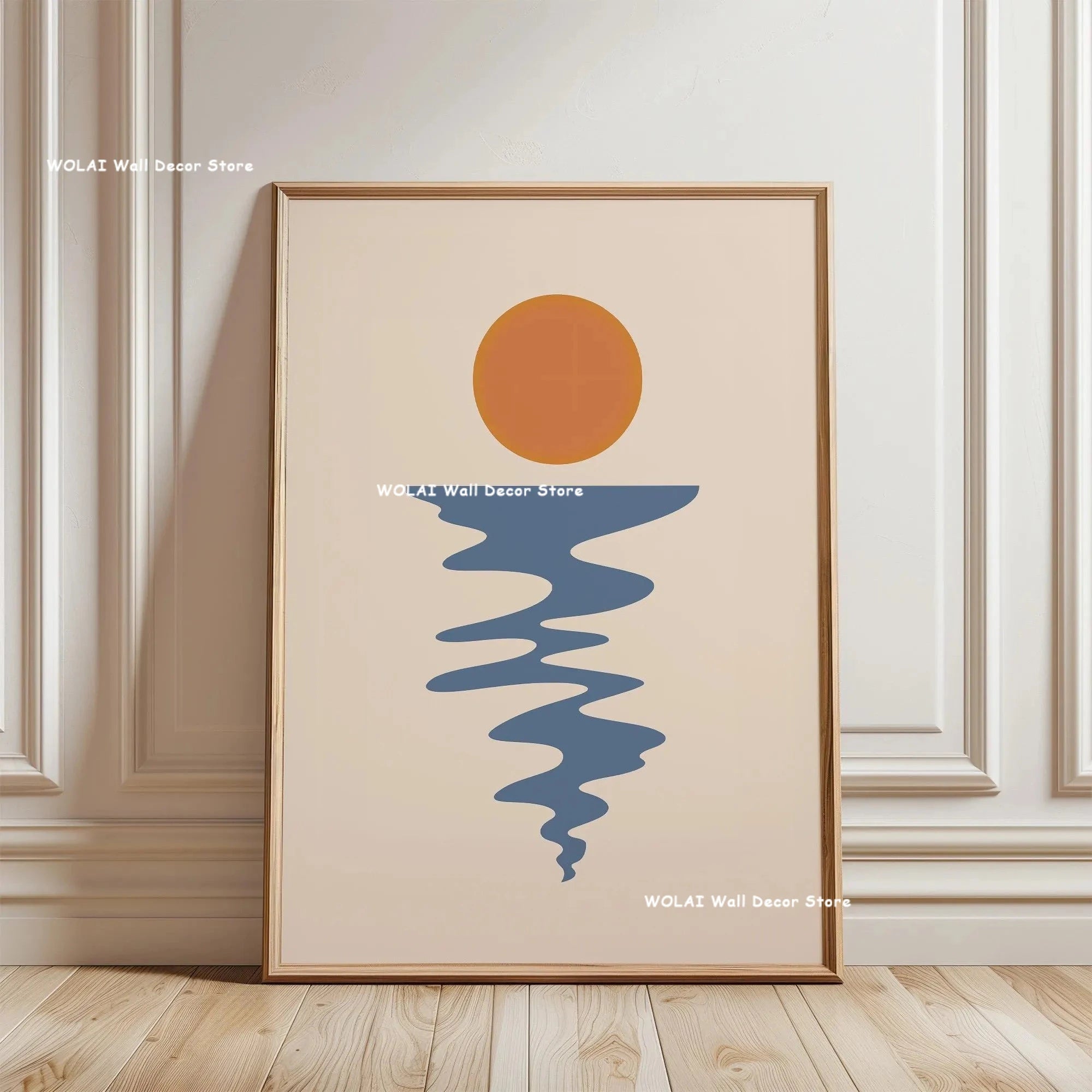 Zen Koi Fish Canvas Print — Japanese Wave Wall Art (Unframed)