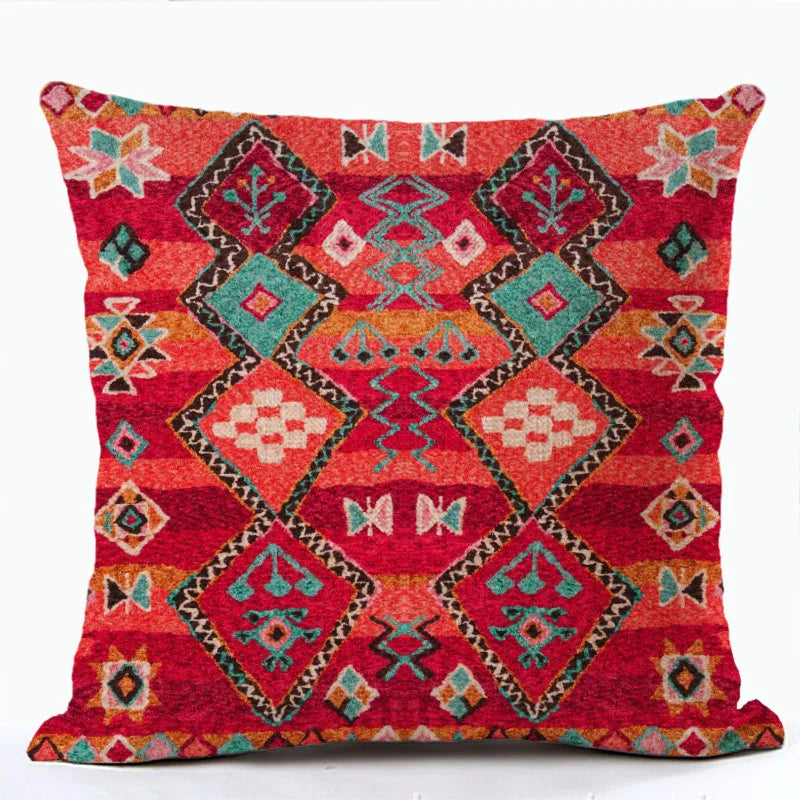 Bohemian Linen Cushion Cover