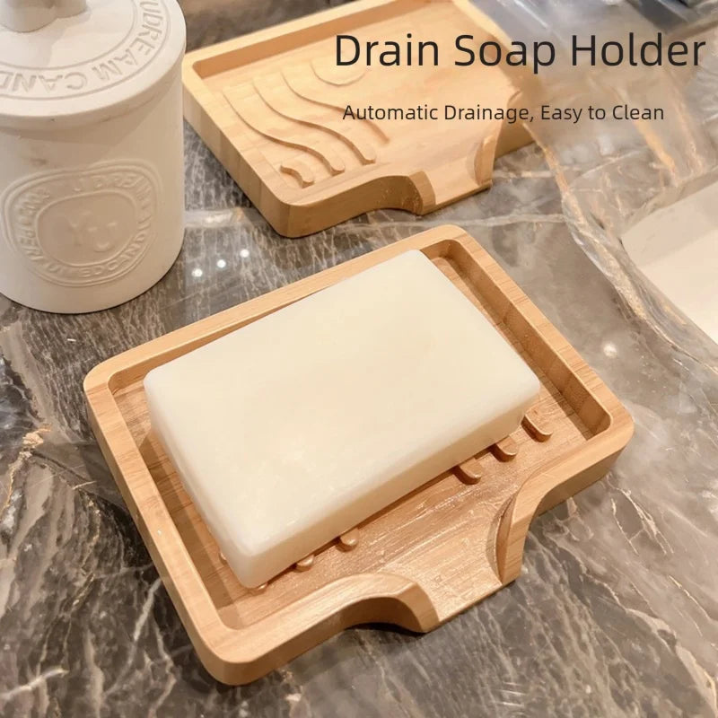 Natural Bamboo Soap Saver — Lifestyle view