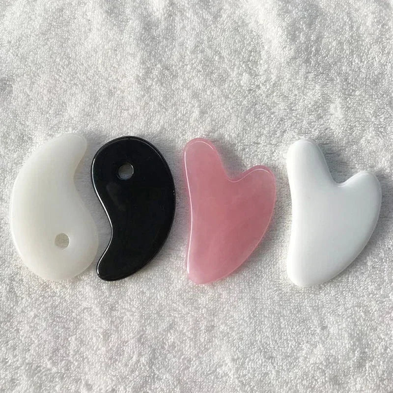 Heart-Shape Beeswax Gua Sha Facial Massage Tool