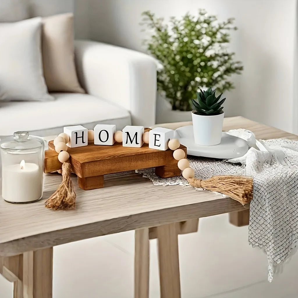 Rustic Farmhouse Bead Decor — View 1