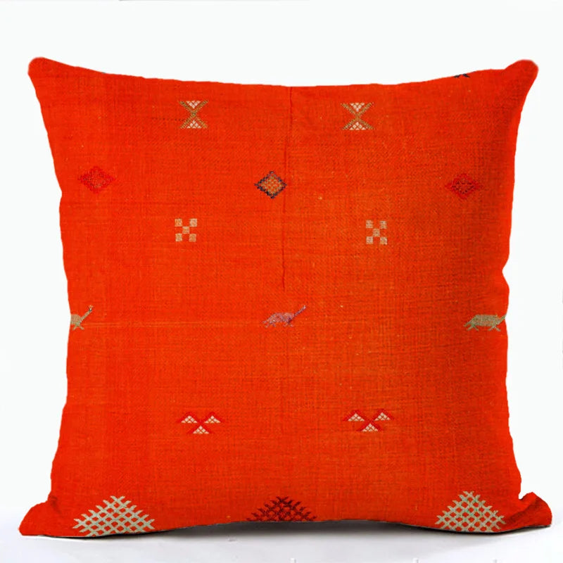 Bohemian Linen Cushion Cover