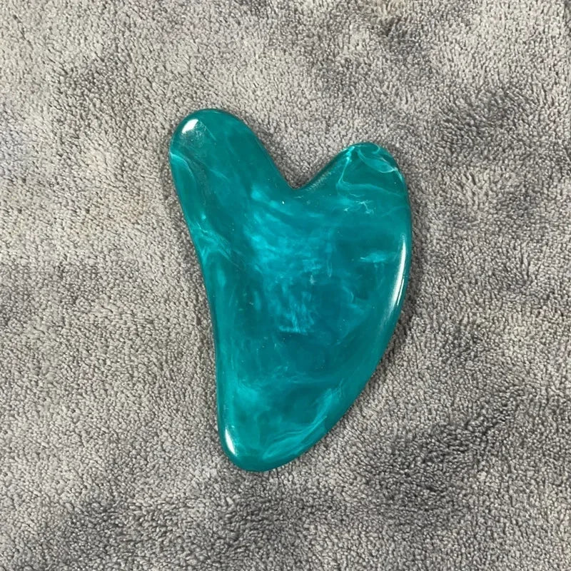 Heart-Shape Beeswax Gua Sha Facial Massage Tool