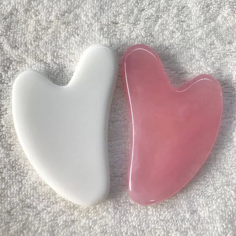 Heart-Shape Beeswax Gua Sha Facial Massage Tool